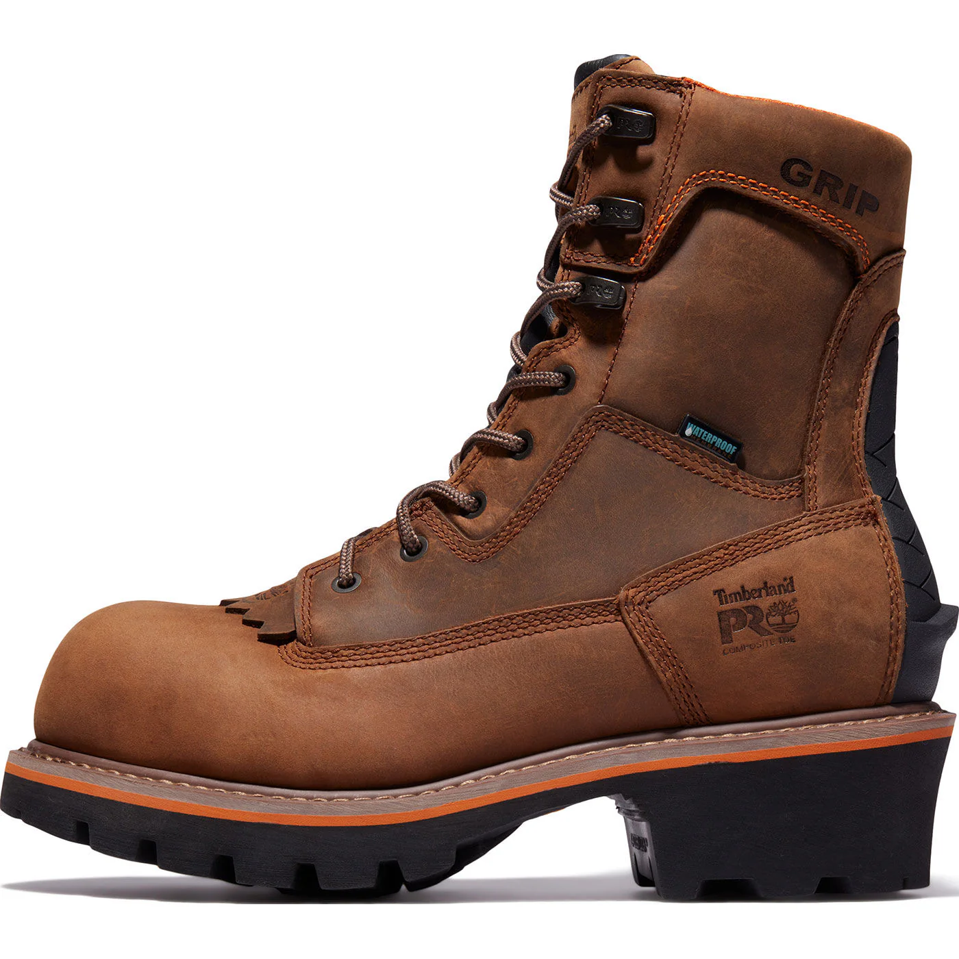 Timberland PRO Evergreen Men's 8-inch Composite Toe Waterproof Logger Work Boot - Image 5