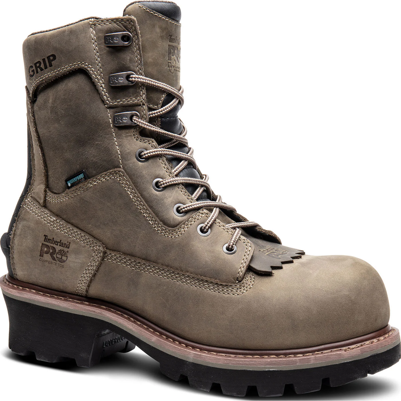 Timberland PRO Evergreen Men's 8-inch Composite Toe 400G Insulated Waterproof Logger Work Boot