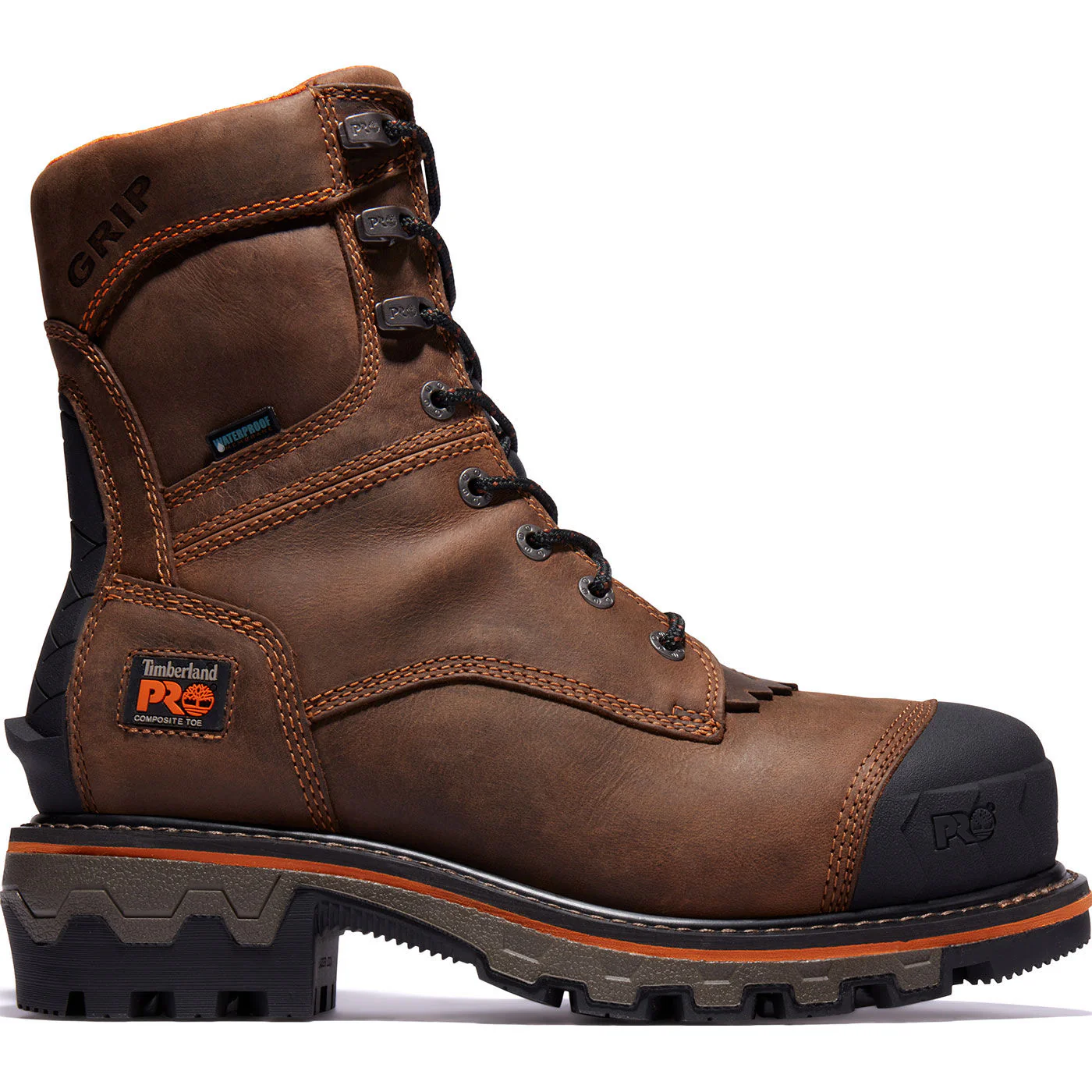 Timberland PRO Boondock HD Men's 8-inch Composite Toe 400G Insulated Waterproof Logger Work Boot - Image 3