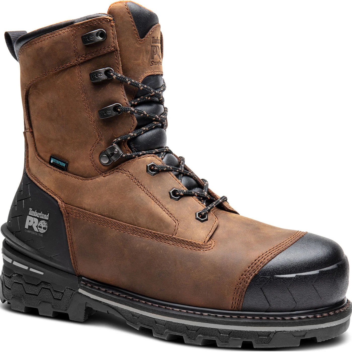 Timberland PRO Boondock HD Men's 8-inch Composite Toe Waterproof Logger Work Boot