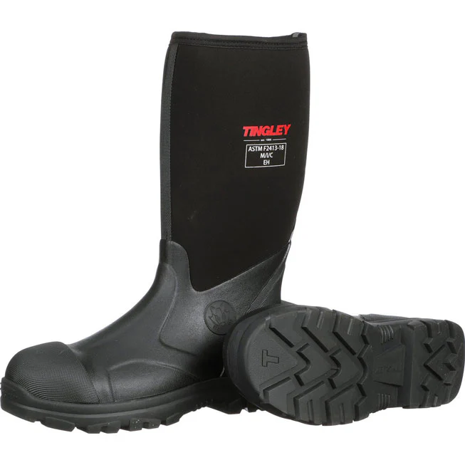 Tingley Badger Unisex 15-Inch Steel Toe Electrical Hazard Waterproof Neoprene Rubber Boot - Image 4