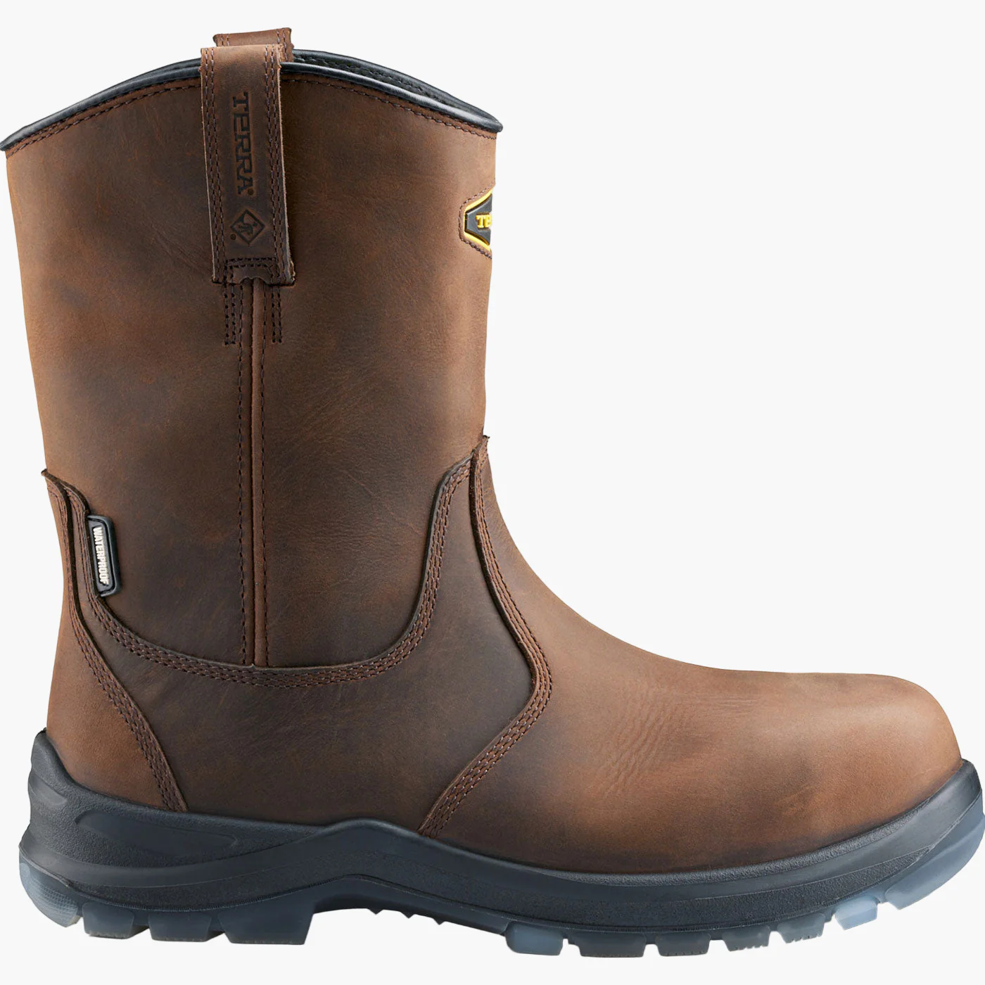Terra Murphy Men's 11-inch CSA Composite Toe Electrical Hazard Puncture-Resisting Waterproof Pull-on Work Boot - Image 2