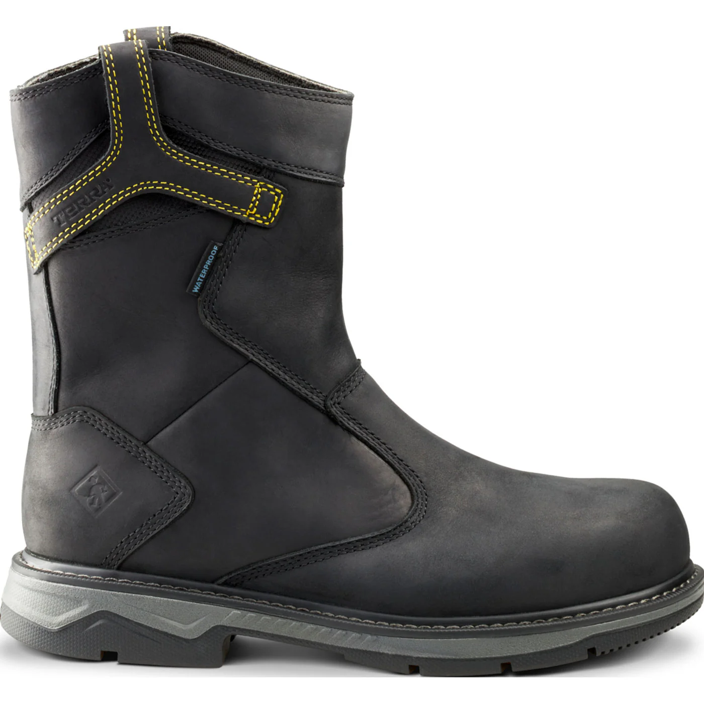Terra Patton Men's 10-inch CSA Aluminum Toe Puncture-Resisting Waterproof Pull-on Work Boot - Image 3