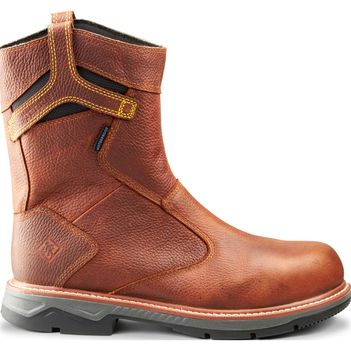 Terra Patton Men's 10-inch CSA Aluminum Toe Puncture-Resisting Waterproof Pull-on Work Boot - Image 3