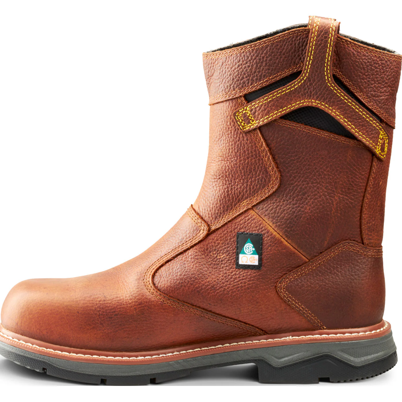 Terra Patton Men's 10-inch CSA Aluminum Toe Puncture-Resisting Waterproof Pull-on Work Boot - Image 5