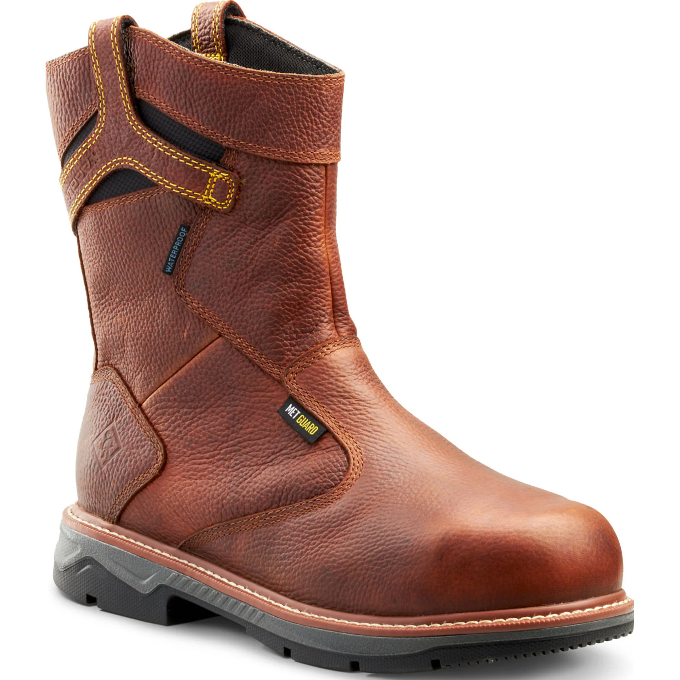Terra Patton Men's CSA Internal Met Aluminum Toe Puncture-Resisting Waterproof Pull-on Work Boot