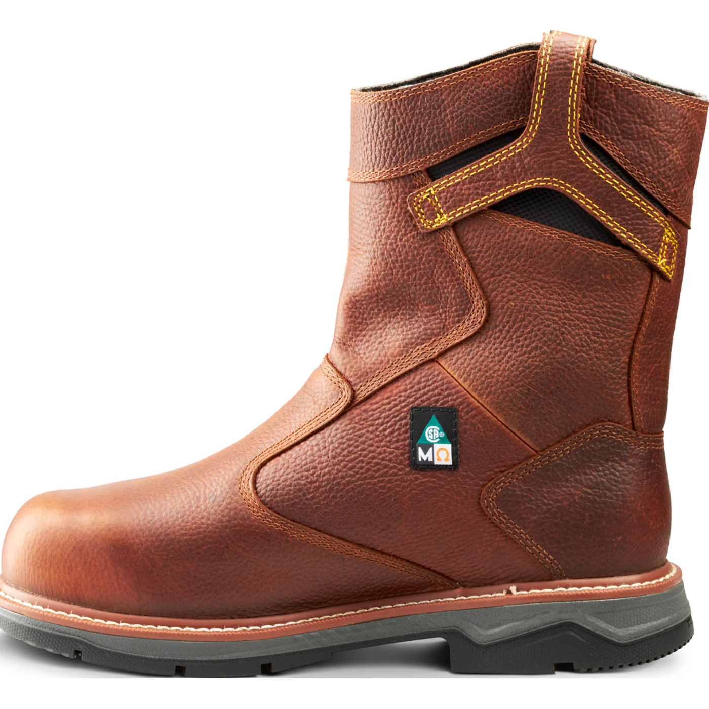 Terra Patton Men's CSA Internal Met Aluminum Toe Puncture-Resisting Waterproof Pull-on Work Boot - Image 5
