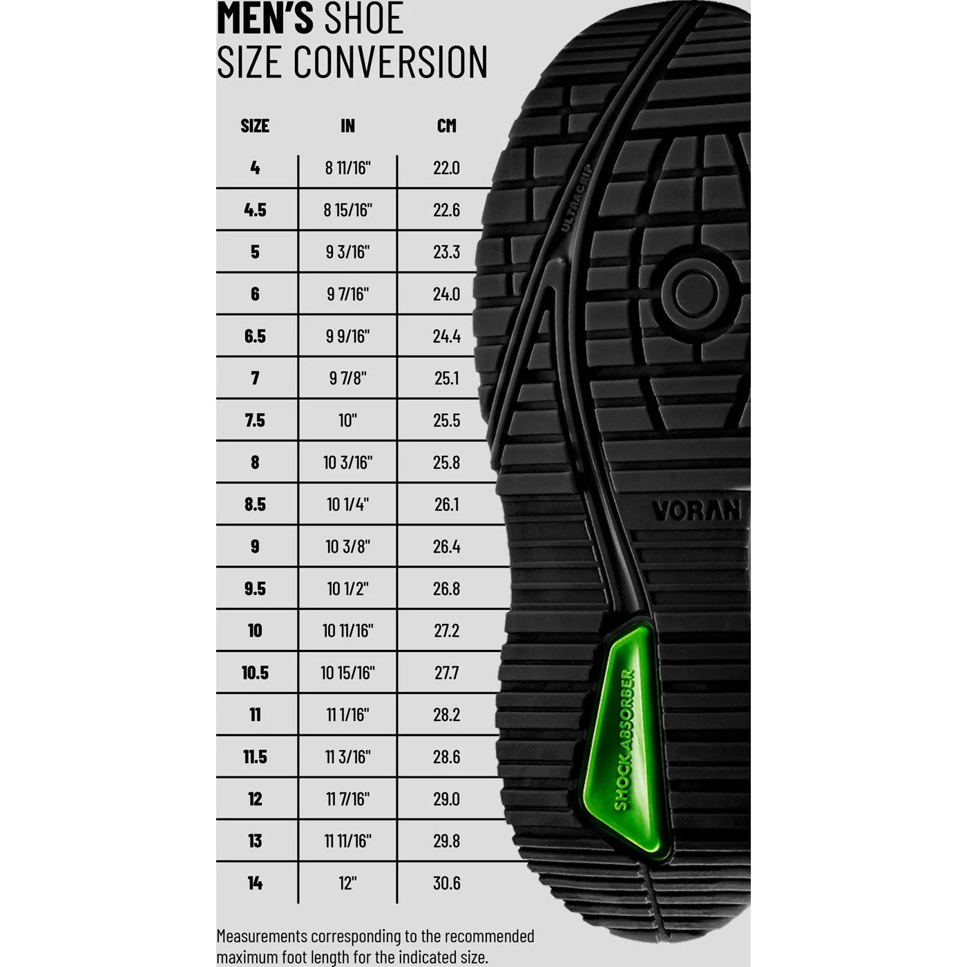 Voran SportSafe Energy 410 Men's Aluminum Toe Electrical Hazard Athletic Work Shoe - Image 5