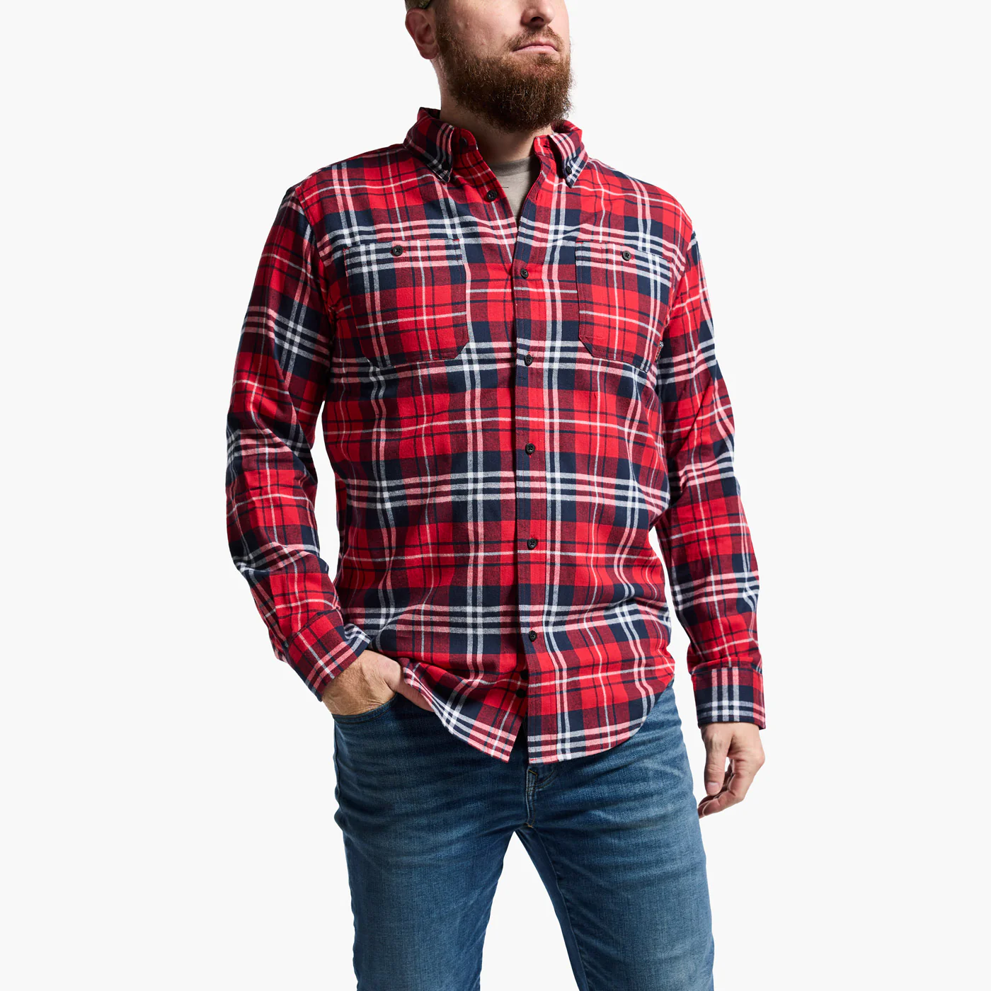 Rocky Worksmart Button Down Work Shirt - Image 10