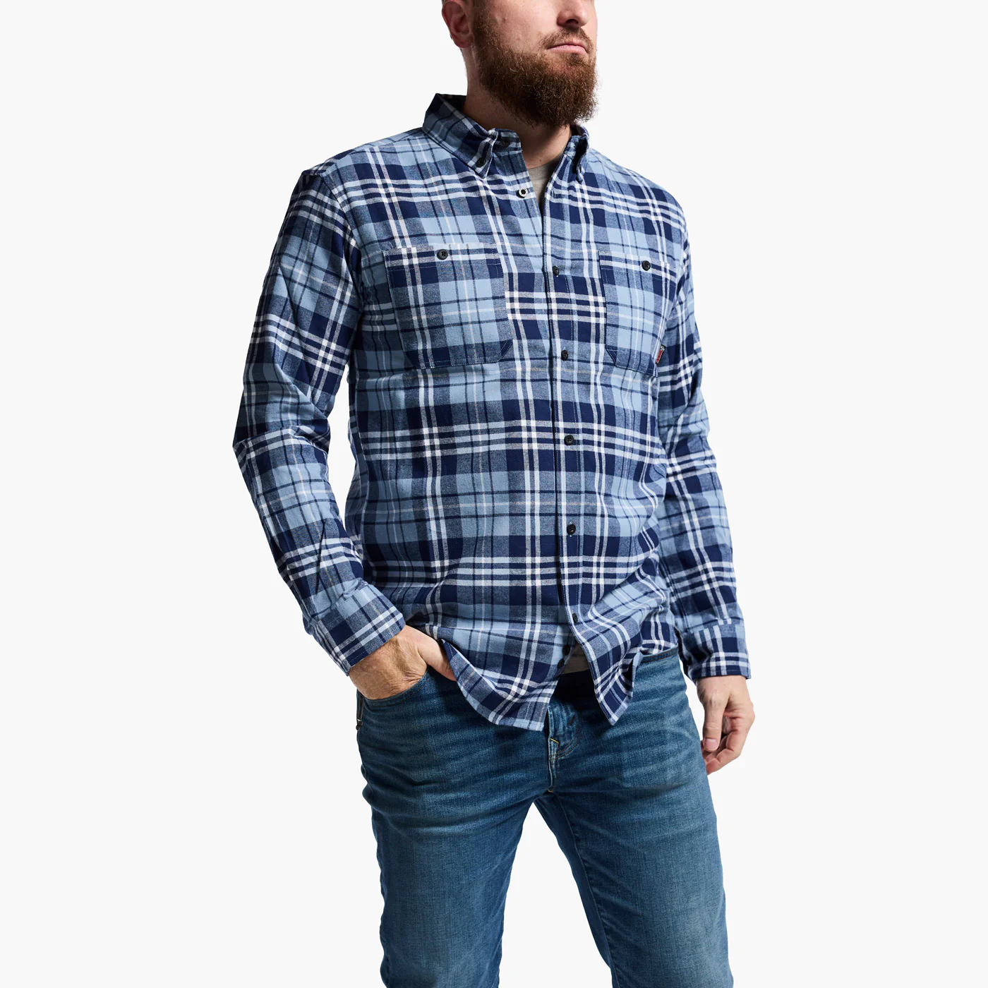 Rocky Worksmart Button Down Work Shirt - Image 3