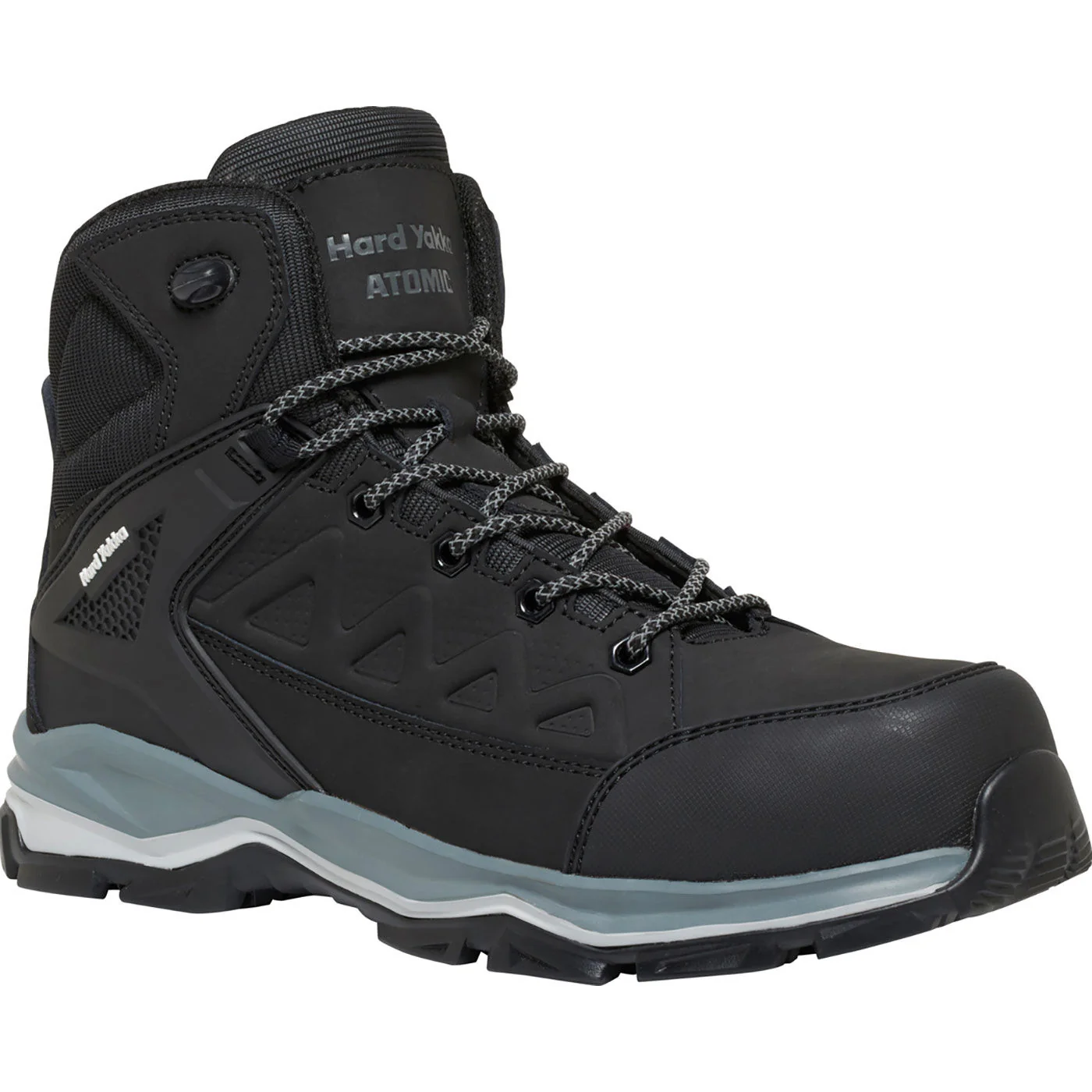 Hard Yakka Atomic Hybrid Men's Composite Toe Static-Dissipative Puncture-Resisting Side Zip Work Hiker - Image 3